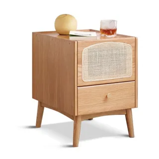 源氏木語覓藤橡木原木色雙抽床頭櫃 Y49A02 歷史價格詳細信息