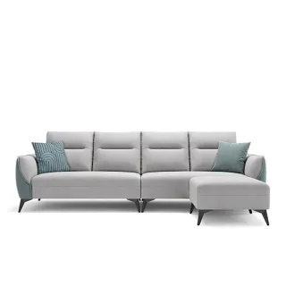 hoi! 林氏木業簡約時尚科技布雙人布沙發 S098-甜玉米色 歷史價格詳細信息