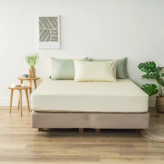 【hoi! 好好生活】hoi!台灣製純棉床包-雙人-薄荷綠 150×186x35cm 歷史價格詳細信息