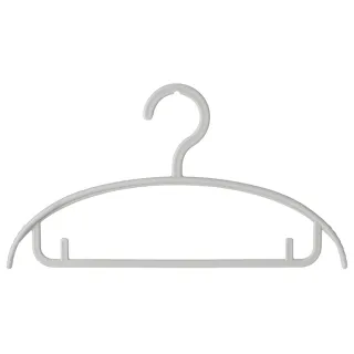 【hoi! 好好生活】懶角落兒童可伸縮衣架-灰色疊加款10入 歷史價格詳細信息