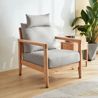 【hoi! 好好生活】林氏木業北歐實木簡約棉麻乳膠左L四人布沙發（附抱枕）1014-淺灰色/安運費用2300元 歷史價格詳細信息