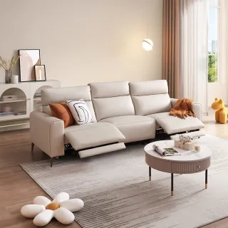 芝華仕頭等艙 科技布 三人加大電動沙發組附USB 30107 海風藍(不含腳凳) 歷史價格詳細信息