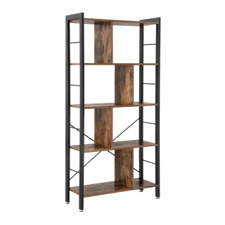 VASAGLE 工業風多功能四層梯形層架-鐵銹棕 LLS44X 歷史價格詳細信息