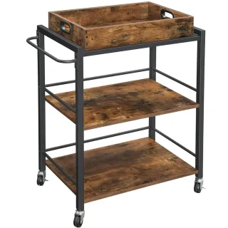 VASAGLE 工業風附掛勾書桌/電腦桌1.4M-鐵鏽棕 LWD59X 歷史價格詳細信息