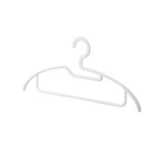 【hoi! 好好生活】懶角落無痕衣架-灰杏色寬肩款10入(灰杏色/白色) 歷史價格詳細信息