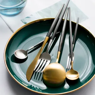 葡萄牙風 304不鏽鋼 黑金 餐叉 歷史價格詳細信息