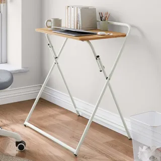 林氏木業簡約便攜式折疊書桌 LS092-白色 歷史價格詳細信息