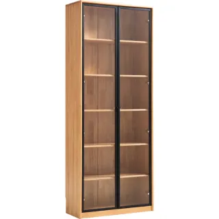 [自然物語]雙門實木收納櫃/電視櫃(雙面收納) 歷史價格詳細信息