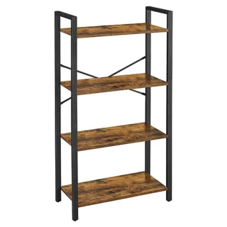 VASAGLE 工業風多功能四層梯形層架-鐵銹棕 LLS44X 歷史價格詳細信息