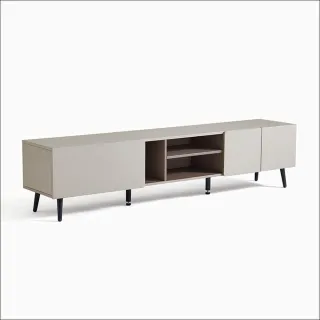 林氏木業簡約雙色收納可伸縮化妝桌 OV2C-灰色 歷史價格詳細信息