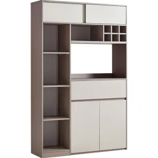 林氏木業簡約雙色多功能1.15M高餐邊櫃 OV1T-原木色 歷史價格詳細信息