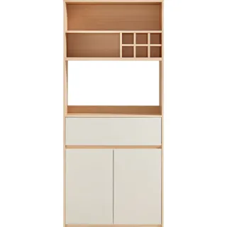 林氏木業簡約雙色多功能1.15M高餐邊櫃 OV1T-原木色 歷史價格詳細信息