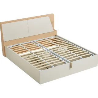 林氏木業簡約雙色雙人150x200床架 OV3A-原木色 歷史價格詳細信息