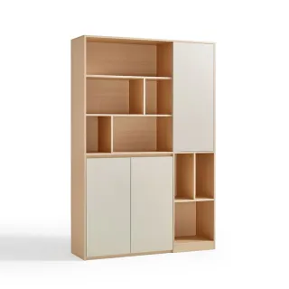 林氏木業簡約雙色多功能1.15M高餐邊櫃 OV1T-原木色 歷史價格詳細信息