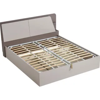 林氏木業簡約雙色雙人150x200床架 OV3A-原木色 歷史價格詳細信息