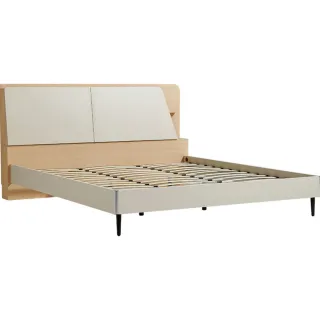 林氏木業簡約雙色雙人150x200床架 OV3A-原木色 歷史價格詳細信息