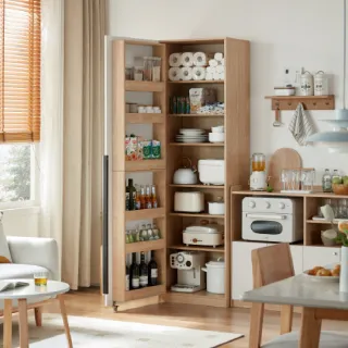 hoi! 林氏木業北歐簡約多功能1.2M折疊餐桌+餐椅 LS211 (一桌兩椅)-白色 歷史價格詳細信息