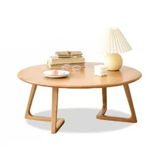 源氏木語柏林橡木原木色0.75M圓茶几 低款 Y83J19 歷史價格詳細信息