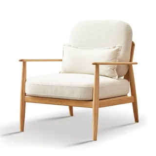 源氏木語柏林橡木原木色單人沙發椅 Y83H04 亞麻灰 歷史價格詳細信息