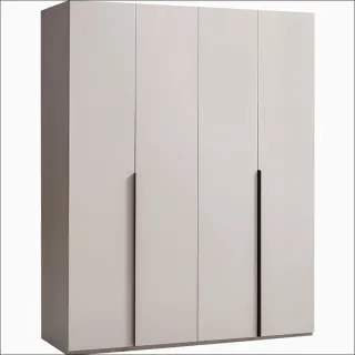 林氏木業簡約雙色四門衣櫃 OV7D-灰色 歷史價格詳細信息