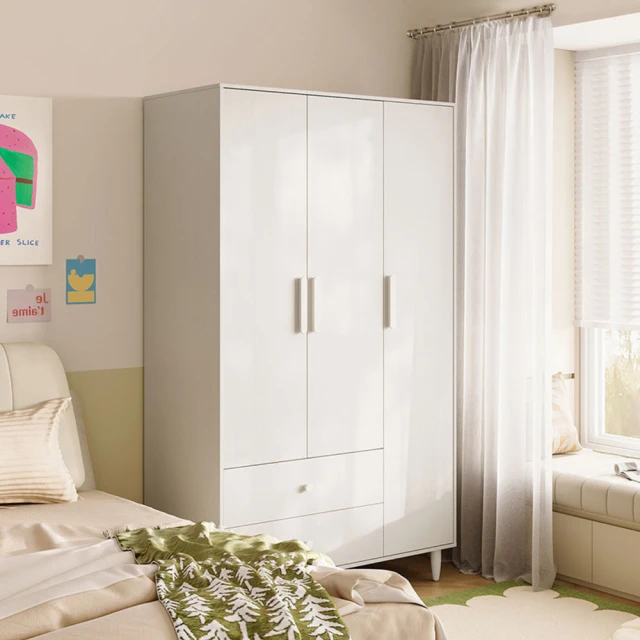 林氏木業四季小戶型三門衣櫃 OY3D-原木色 歷史價格詳細信息