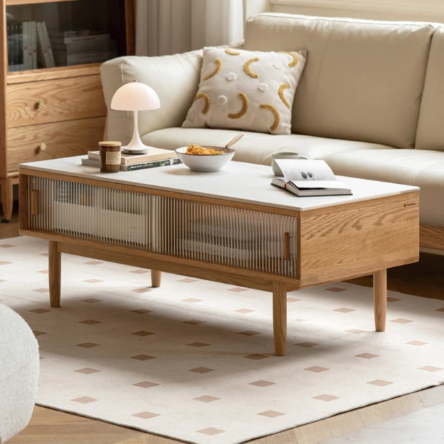 源氏木語橡木原木色玻璃滑門2M四格電視櫃 Y162N01 歷史價格詳細信息