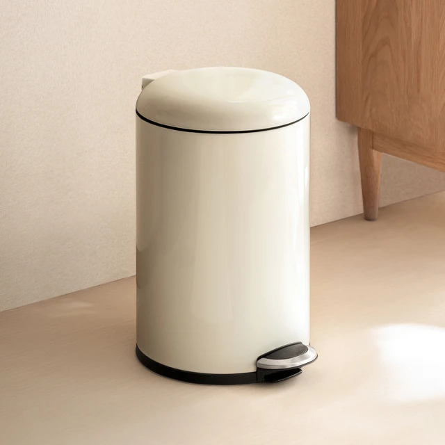 腳踏式垃圾桶【8L】(加厚材質/按壓開蓋) 歷史價格詳細信息