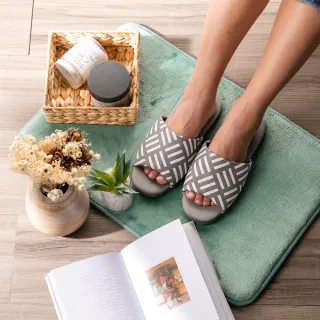 【hoi! 好好生活】hoi吸水硅藻土橡膠防滑軟地墊-大格綠花磚 歷史價格詳細信息