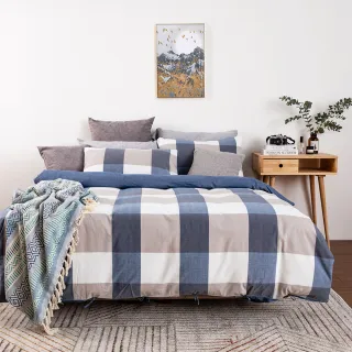 【hoi! 好好生活】水洗棉枕套-咖啡格45X75cm-2入 歷史價格詳細信息