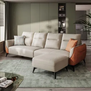 hoi! 林氏木業簡約時尚科技布雙人布沙發 S098-甜玉米色 歷史價格詳細信息