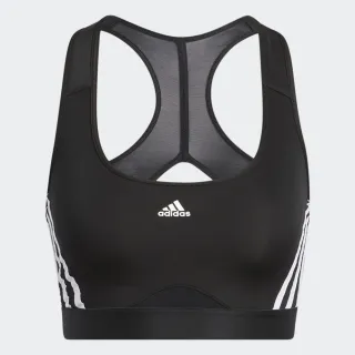 adidas 運動內衣 3-Stripes Rib Bra 女款 愛迪達 挖背 跑步 訓練 健身 黑 白  GL0570 歷史價格詳細信息