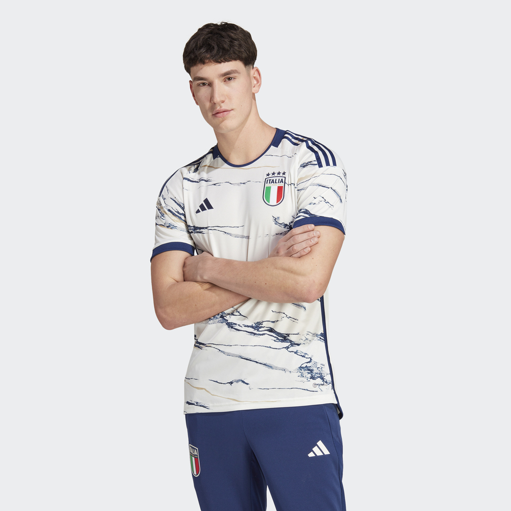 adidas 義大利國家隊主場足球短袖球衣 童裝  HS9881 歷史價格詳細信息