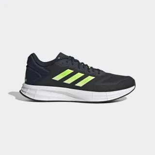 Adidas Duramo 10 [GW8337] 男 慢跑鞋 運動 休閒 基本款 輕量 透氣 舒適 緩震 深藍 螢綠 歷史價格詳細信息