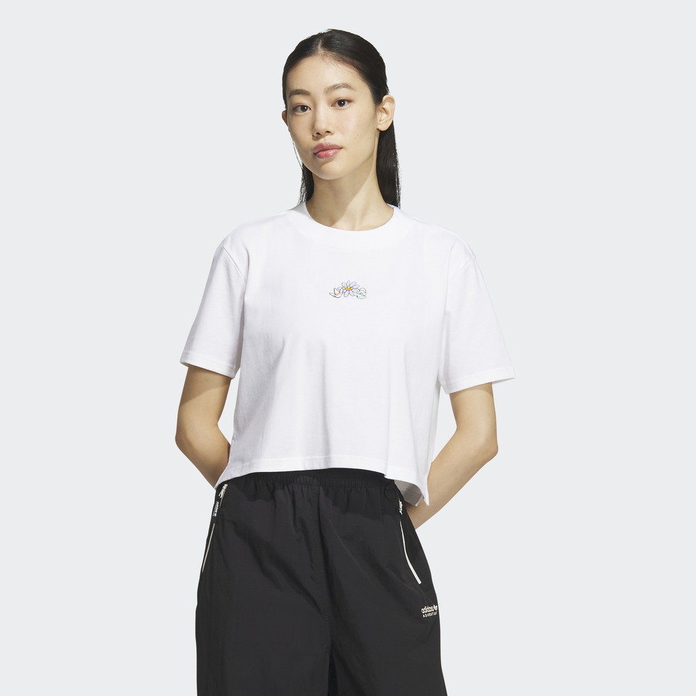 【adidas 官方旗艦】短版長袖上衣 女(IJ8433) 歷史價格詳細信息