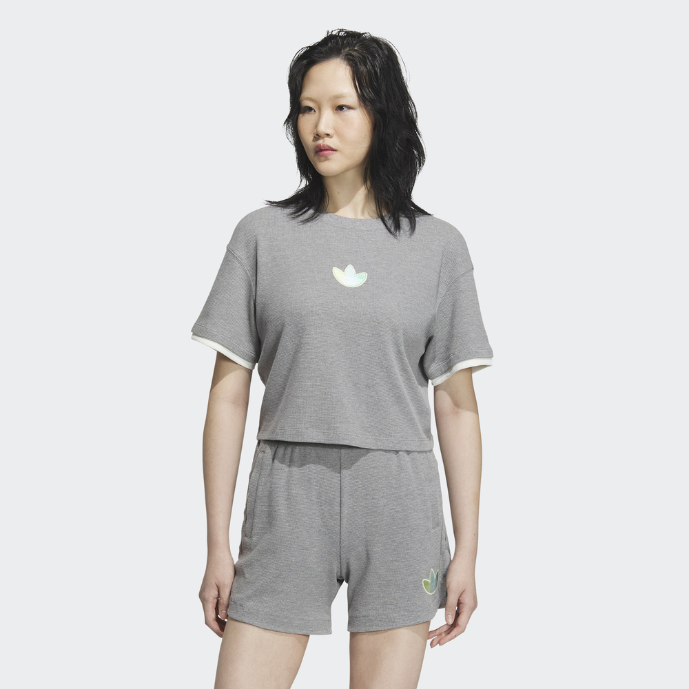 adidas_女性_短袖上衣_灰_IK8670_LT TEE SS W 1 歷史價格詳細信息
