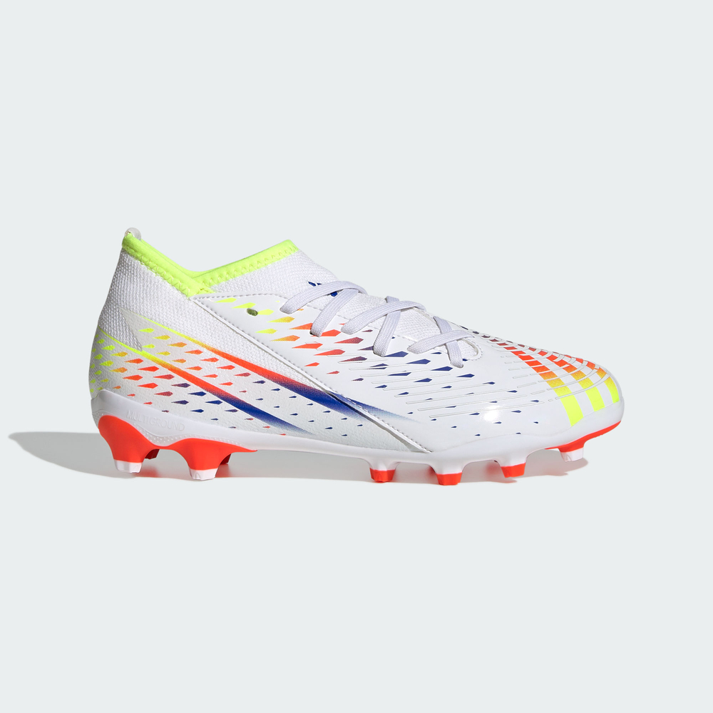 adidas 足球鞋 Predator Edge.3 FG J 藍 橘紅 愛迪達 童鞋 運動鞋 【ACS】 GW2361 歷史價格詳細信息