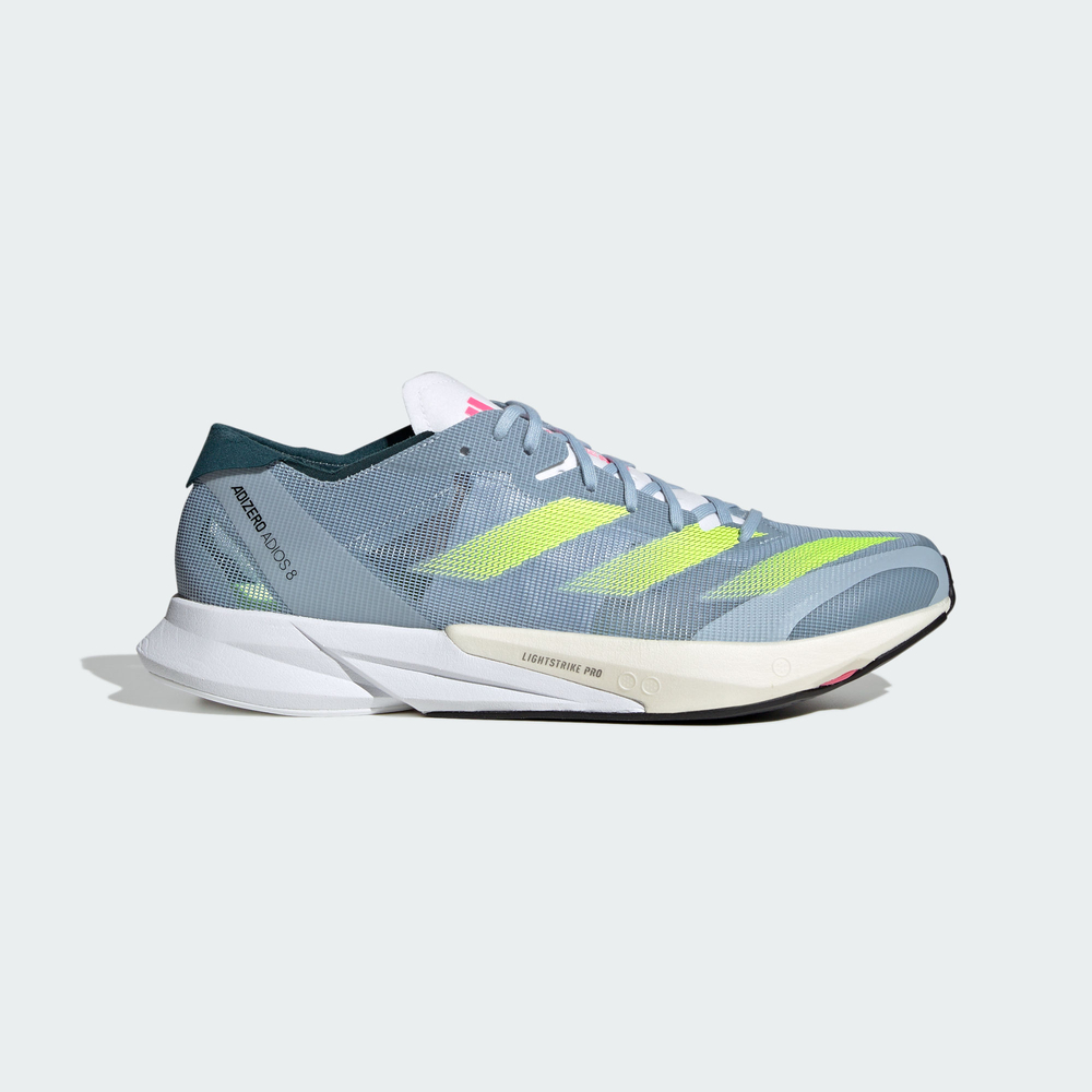【ADIDAS】ADIZERO ADIOS 8 M 跑步鞋 男鞋 白綠-IG5645 歷史價格詳細信息