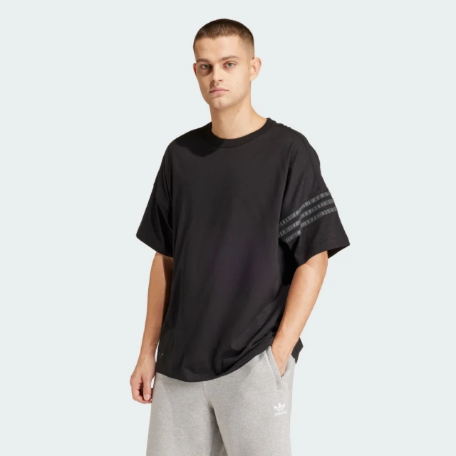 adidas 短袖T恤 Originals Outline Tee 男款 黑 白 三葉草【ACS】 DV1563 歷史價格詳細信息