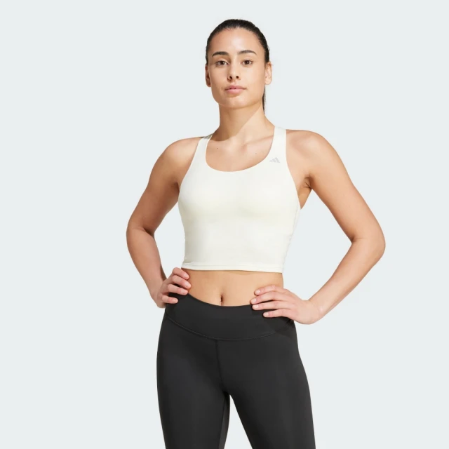 【adidas 愛迪達】運動內衣 女款 中度支撐 慢跑 瑜珈 訓練 PWRCT MS BRA 綠 IU1734 歷史價格詳細信息