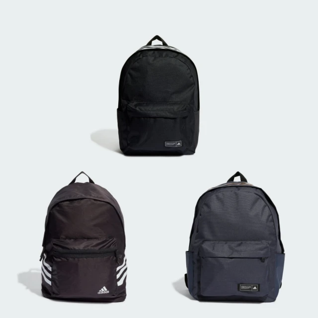 adidas 愛迪達 後背包 Logo Backpack 黑 白 雙肩背 包包 男女款 基本款 書包  HG0348 歷史價格詳細信息