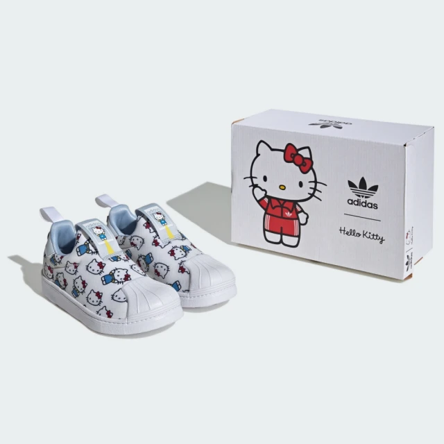 adidas 愛迪達 童鞋 休閒鞋 Superstar 360 C 襪套 三葉草 經典貝殼頭 無鞋帶 黑 白 S32130 歷史價格詳細信息