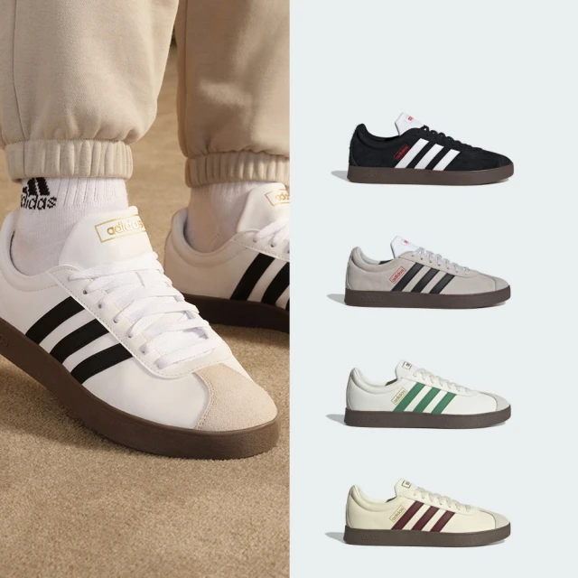 adidas 愛迪達 休閒鞋 VL Court 2.0 黑 白 男鞋 女鞋 皮革 復古 焦糖底 Neo ID6017 歷史價格詳細信息