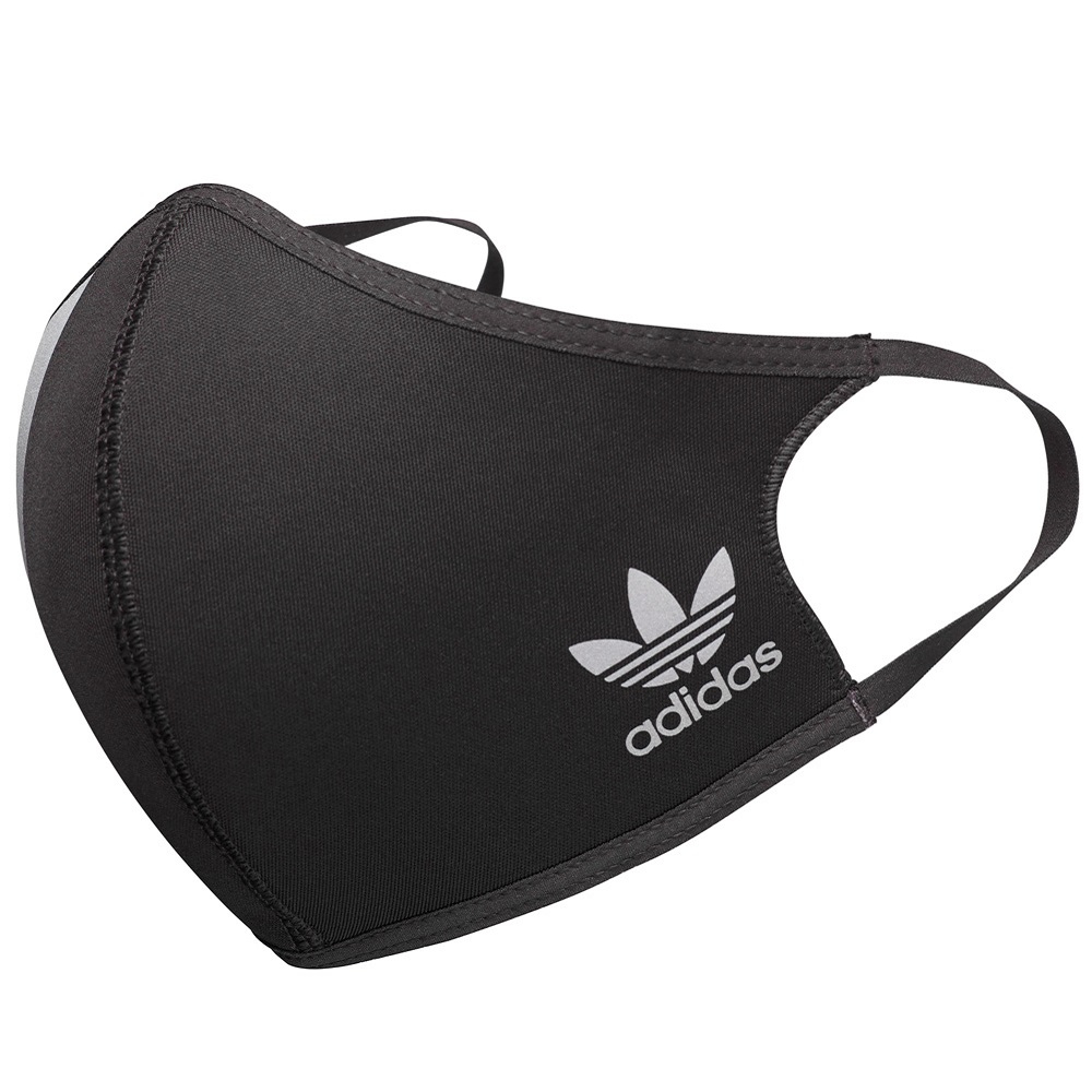 adidas 口罩 Face Covers 男女款 黑 非醫療用途 三葉草 愛迪達 可清洗 三入組【ACS】HC4704 歷史價格詳細信息