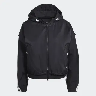 Adidas 外套 Future Icons 男款 黑 連帽外套 愛迪達 寬鬆版 多口袋 三線條【ACS】H65370 歷史價格詳細信息