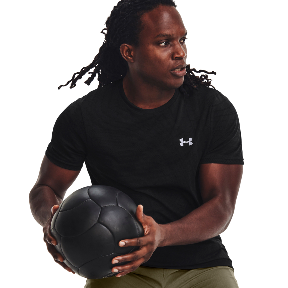 【UNDER ARMOUR】UA 男 Seamless短袖T-Shirt _1366148-001(黑) 歷史價格詳細信息
