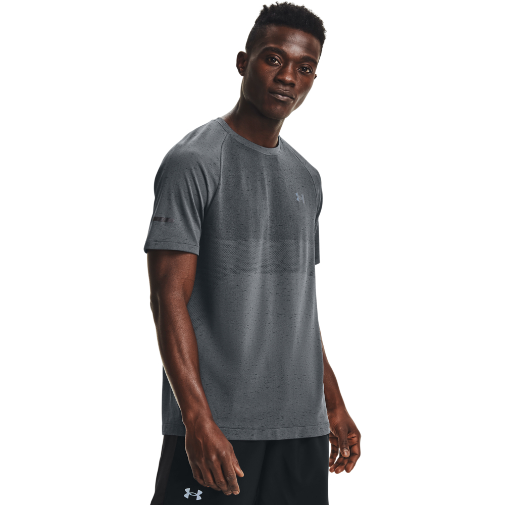 【UNDER ARMOUR】UA 男 Seamless短袖T-Shirt _1366148-001(黑) 歷史價格詳細信息