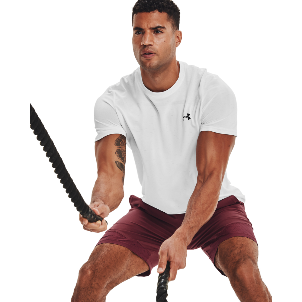 【UNDER ARMOUR】UA 男 Seamless短袖T-Shirt _1366148-001(黑) 歷史價格詳細信息