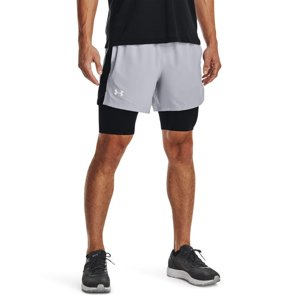 【UNDER ARMOUR】UA 男 LAUNCH SPLIT 3吋慢跑短褲_1377813-001(黑色) 歷史價格詳細信息