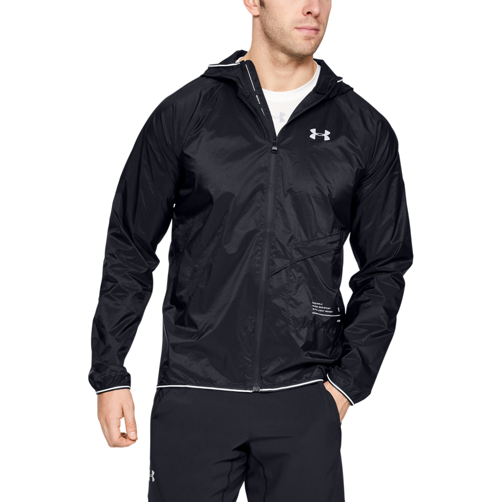 【UNDER ARMOUR】UA 男 Qualifier Storm Glare Packable  連帽外套_1342931-417(動感藍) 歷史價格詳細信息
