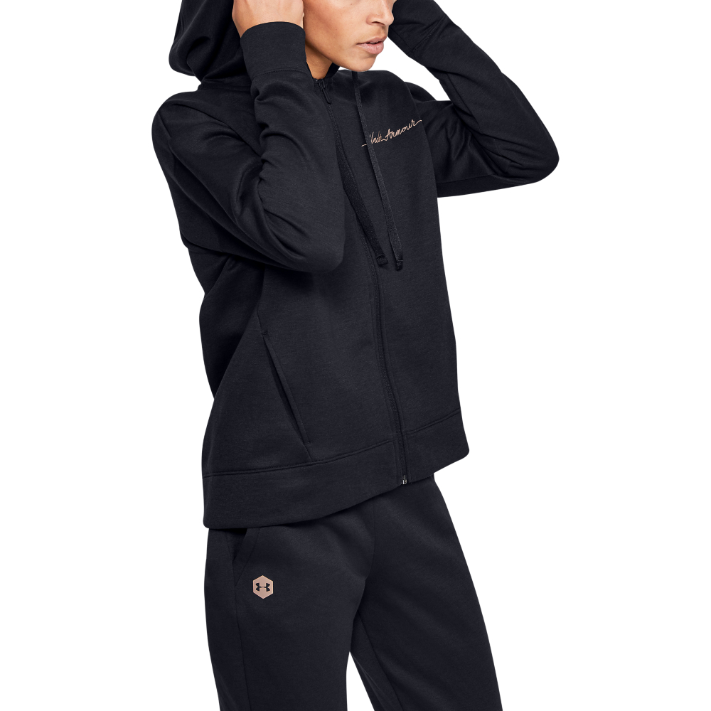 【UNDER ARMOUR】UA 女 Recovery Fleece 連帽外套_1348712-189(中擎天綠) 歷史價格詳細信息
